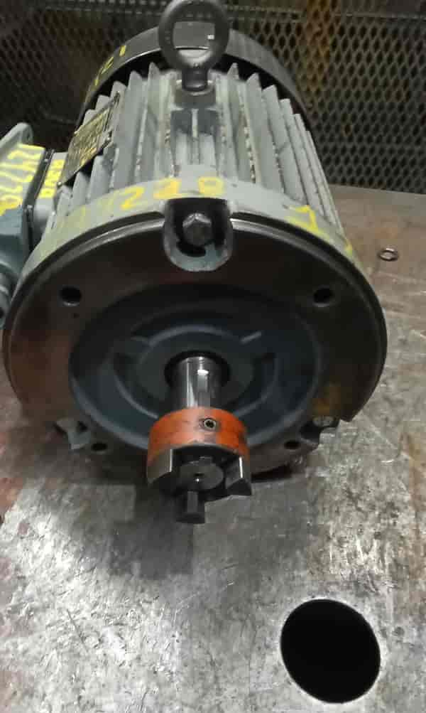 Motobomba Worldwide de 5 HP completa, tras el servicio.